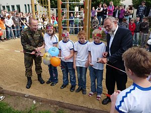 Einweihung Spielplatz