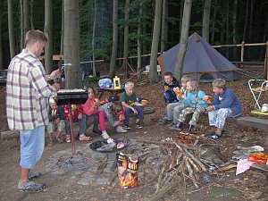 Ministerin im Kindergarten Hachelbich