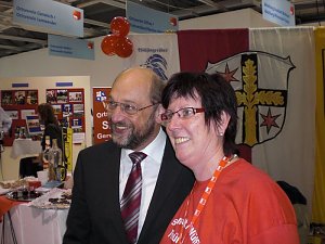 Besuch am Stand