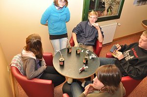 Coole Junge Party im Klubhaus