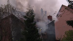 Brand in der Altstadt