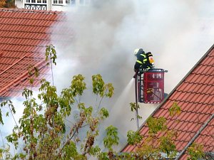 Brand in der Altstadt