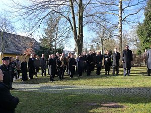 Feierliche Kranzniederlegung