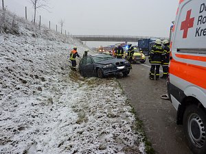 Unfall auf der Autobahn