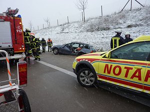 Unfall auf der Autobahn