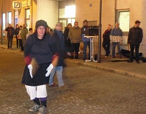 Laternenumzug und Feuerschau
