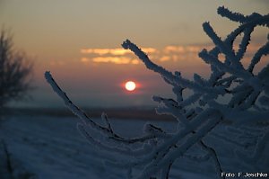 Sonnig-frostiger Morgen