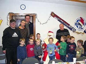 Weihnachtsfeier f&uuml;r Nachwuchskicker