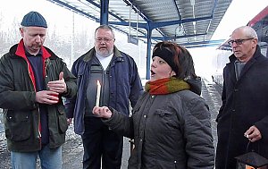 Friedenslicht angekommen