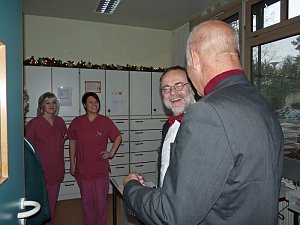 Landrat im Krankenhaus