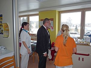 Landrat im Krankenhaus