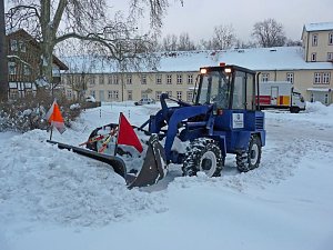 Schneer&auml;umung im Loh