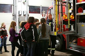 Besuch bei der Feuerwehr
