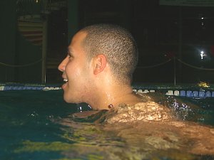 Fu&szlig;ball im Badehaus?