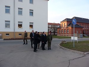 Zu Besuch in Kaserne