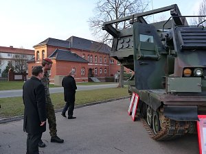 Zu Besuch in Kaserne