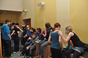 Coole Junge Party im Klubhaus