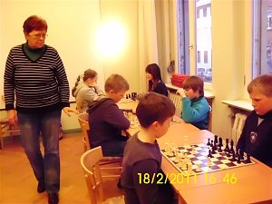 Wettkampf am Brett