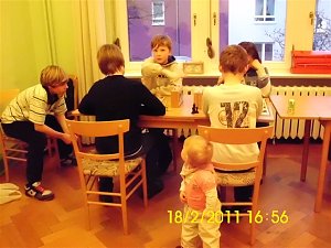 Wettkampf am Brett