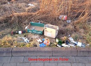 M&uuml;ll statt Sonnenuntergang