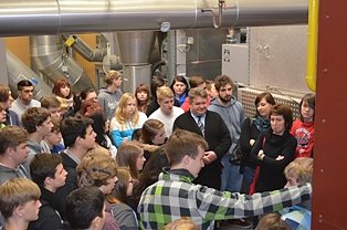 Bild: Projekttag im Krematorium