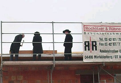 Bild: Richtfest bei der Stiftung Finneck