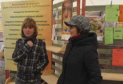 Bild: Infostand Netzwerk