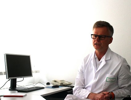 Bild: "Eine sehr reizvolle Aufgabe": Dr. med. Andreas Press &uuml;bernimmt als Chefarzt die Abteilung Innere Medizin II des S&uuml;dharzklinikums