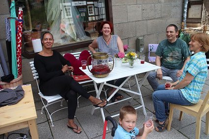 Bild: Entspannte Atmosph&auml;re in der Nordh&auml;user Altstadt