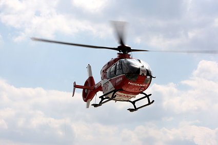 Bild: Die schnellste Rettung kommt auch bei Badeunf&auml;llen aus der Luft - zum Beispiel in Form von Christoph 37, dem Rettungshubschrauber Nordth&uuml;ringens