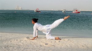 Bild: Wieder Yoga im Angebot
