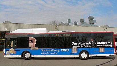 Bild: Das rollende Finanzamt