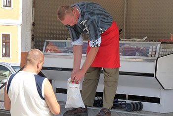 Bild: Marktschreier in Sondershausen