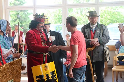 Bild: Rolandgruppe zu Besuch bei der Lebenshilfe