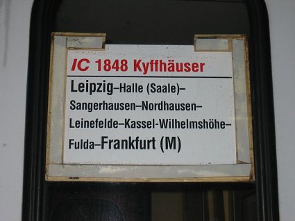 Bild: Jetzt ein IC nach Berlin