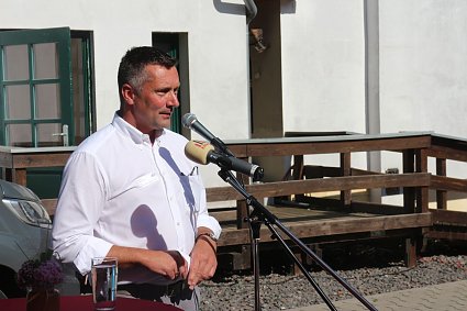 Bild: NUV-Vorsitzender Nils Neu: das Interesse am Industriegebiet ist da