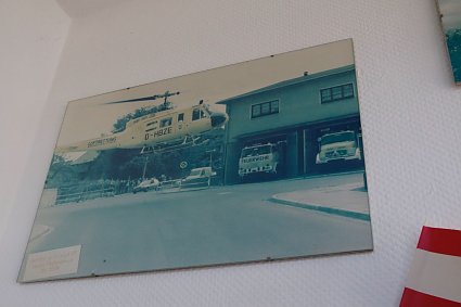 Bild: Erinnerungen an die ersten Tage finden sich im Hangar bis heute 