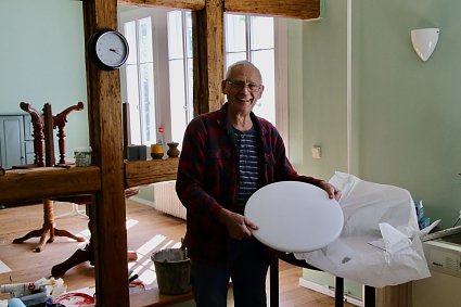 Bild: Immer eine Kraft im Park: Arthur Stark hat im Caf&eacute; bis Sonntag noch einiges zu tun