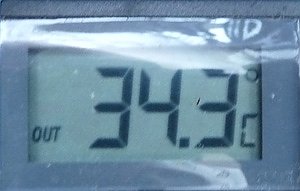 Bild: 34 &deg;C