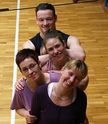 Bild: Trainer-Quartett