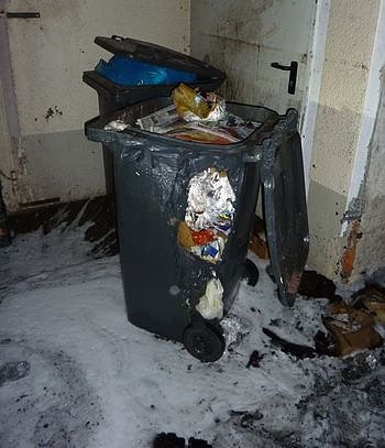 Bild: Brandstiftung?