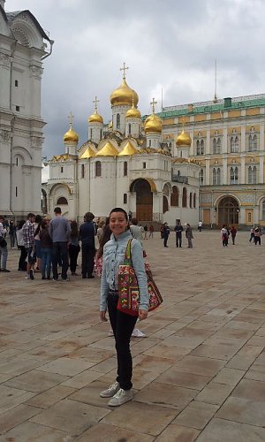 Franka Angelstein in Moskau (Foto: Franka Angelstein)