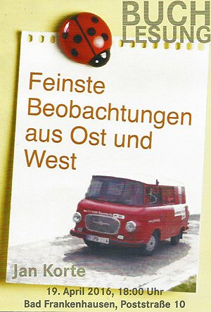 Buchlesung in Bad Frankenhausen (Foto: Kersten Steinke)