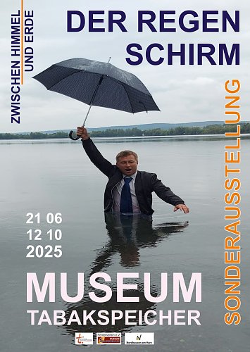 Die neue Ausstellung im Tabakspeicher befasst sich mit der Geschichte des Regenschirms (Foto: Stadt Nordhausen)