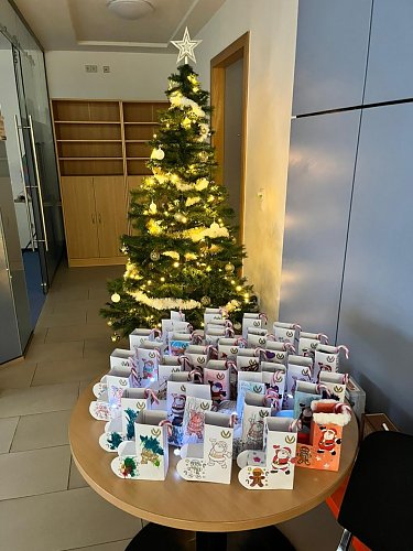 Nikolausstiefel-Aktion in der KITA Kolbenach Stiftung (Foto: Julia Theuerkauf)