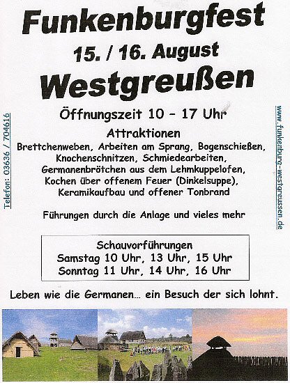 Bild: Funkenburgfest Westgreu&szlig;en