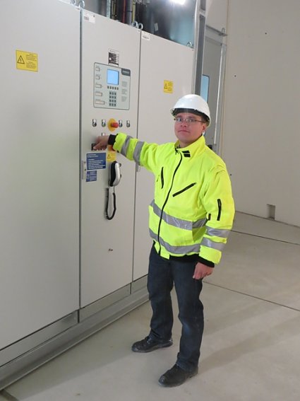 Bild: Windrad in Betrieb genommen