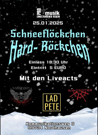 Bild: Mit "Schneefl&ouml;ckchen - Hard-R&ouml;ckchen" soll der Winterblues vertrieben werden