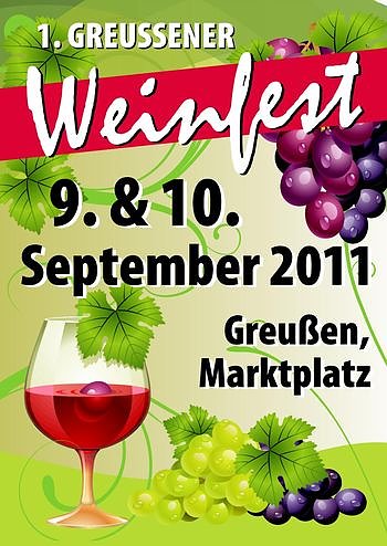 Bild: Weinfest in Greu&szlig;en
