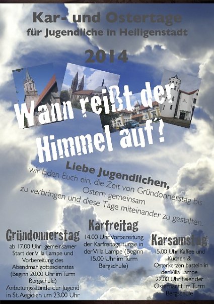 Bild: Plakat Karwoche/Ostern